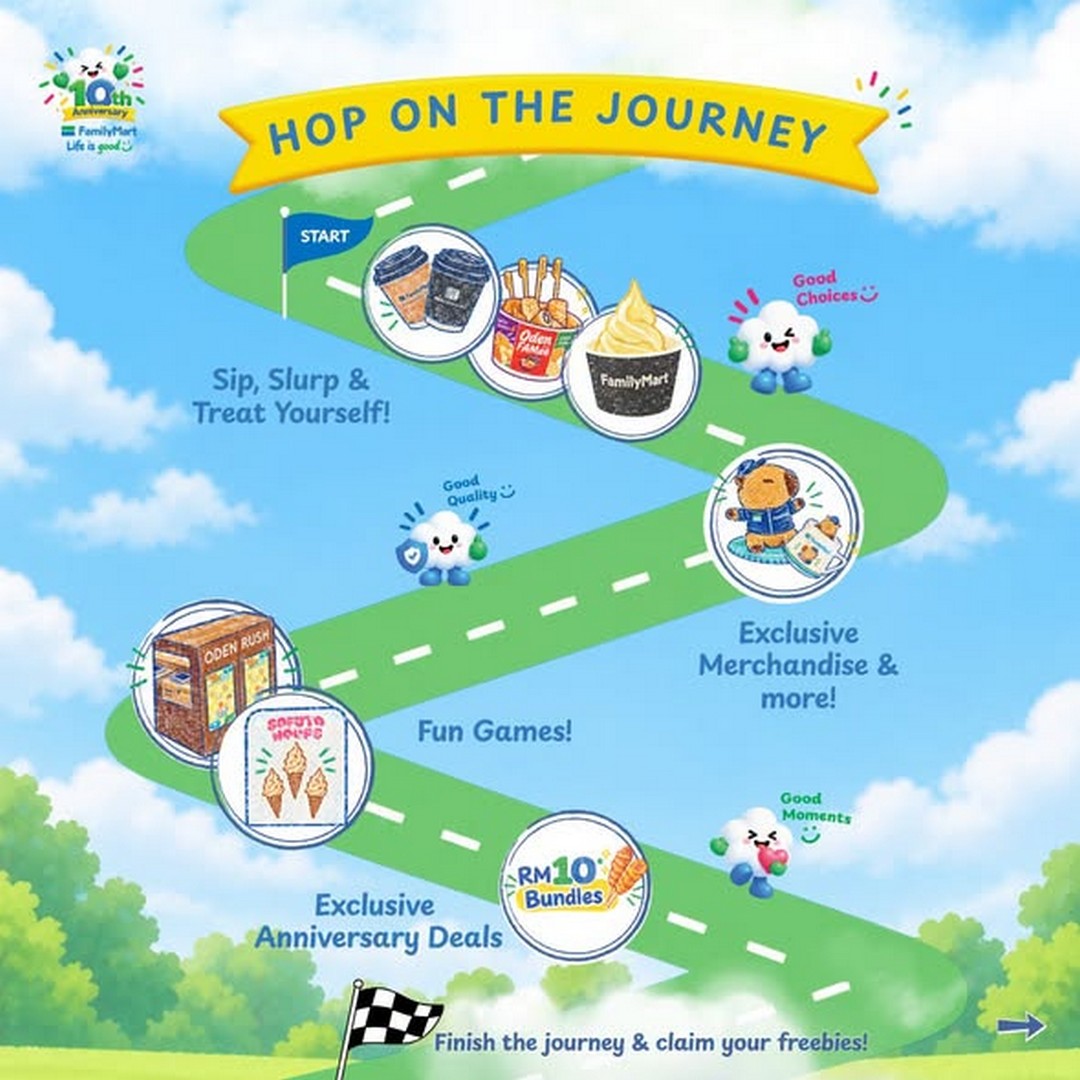 FamilyMart-Malaysia-10th-Anniversary-Celebration-Promotion-1 5-9 November 2026: FamilyMart Malaysia 10th Anniversary Celebration & Promotion at Sunway Pyramid – Exclusive Member Deals, NIGO® Merchandise, Coffee, Oden, Sofuto & Fun Activities