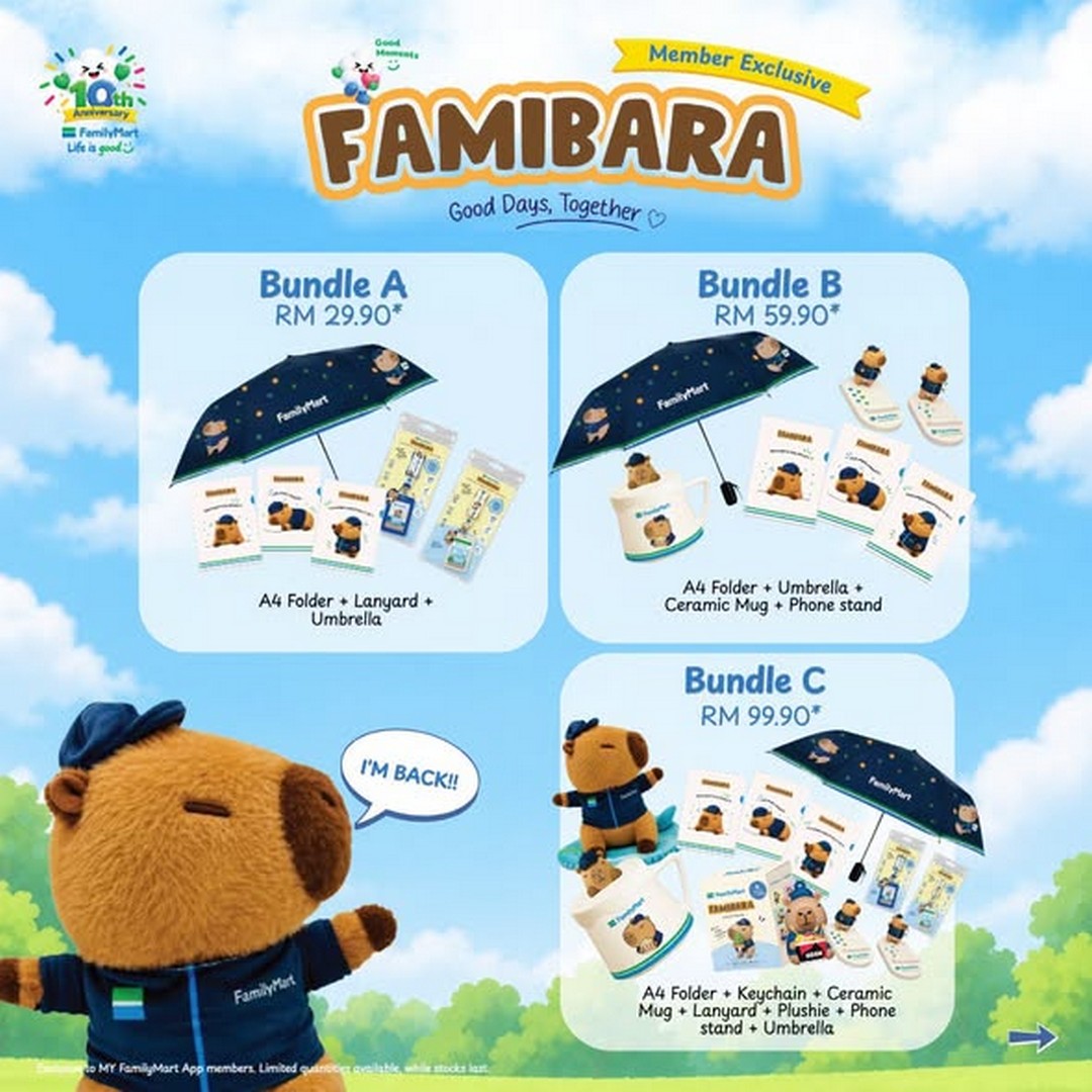 FamilyMart-Malaysia-10th-Anniversary-Celebration-Promotion-2 5-9 November 2026: FamilyMart Malaysia 10th Anniversary Celebration & Promotion at Sunway Pyramid – Exclusive Member Deals, NIGO® Merchandise, Coffee, Oden, Sofuto & Fun Activities