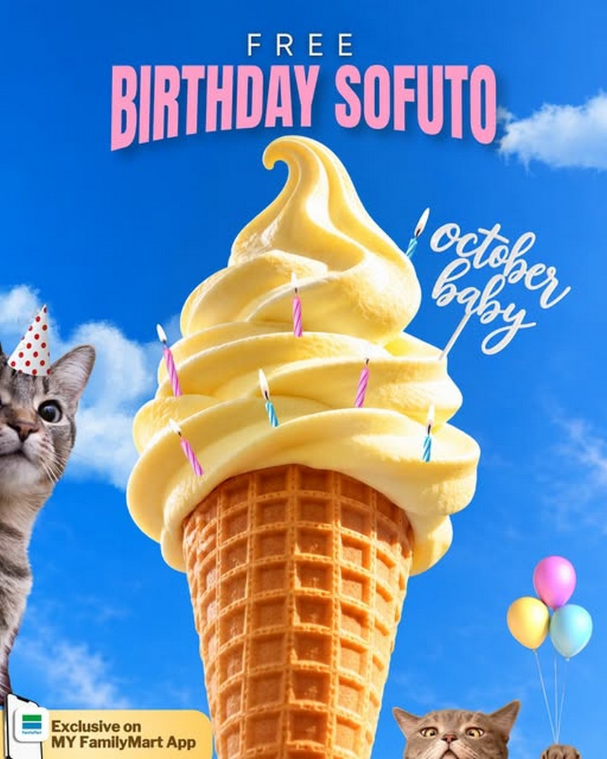 FamilyMart-Malaysia-Free-Sofuto-Birthday-Promotion-for-October 1 October 2026 onwards: FamilyMart Malaysia: Free Sofuto Birthday Promotion for October Babies via MY FamilyMart App