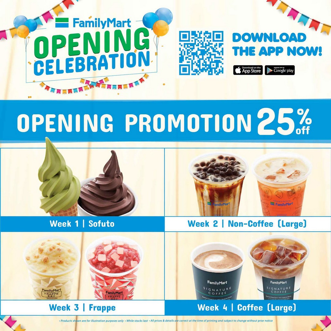 FamilyMart-Malaysia-New-Store-Opening-Promotion-10 30 October-29 November 2026: FamilyMart Malaysia, New Store Opening Promotion at Caltex Cyberjaya with 25% OFF Selected Drinks & Ice Cream for Members