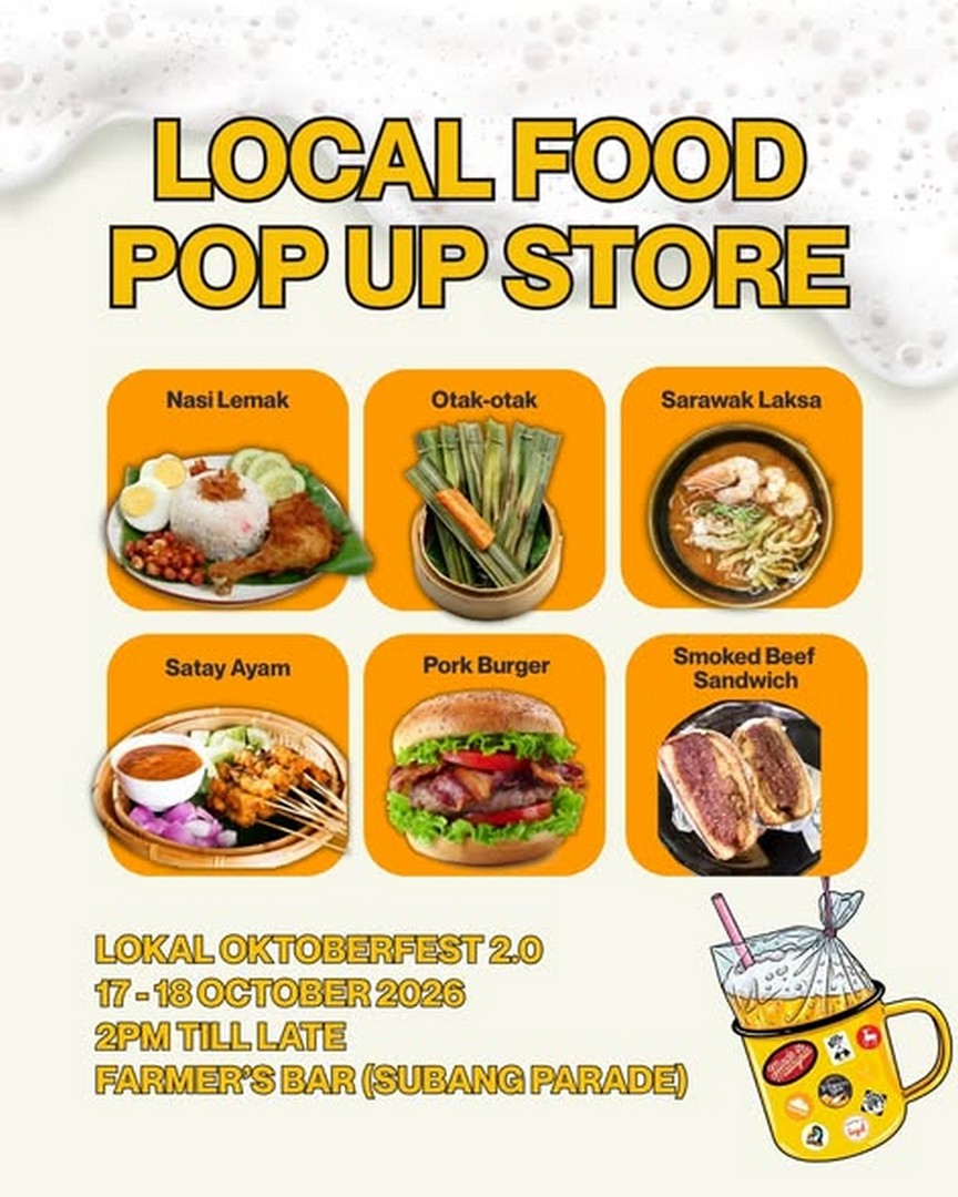 Farmers-Bar-Lokal-Oktoberfest-2.0-–-Beer-Ikat-Tepi-Edition-1-1 17-18 October 2026: Farmer’s Bar: Lokal Oktoberfest 2.0 – Beer Ikat Tepi Edition, Malaysian Craft Beer Festival with Local Food, Live Music and Vintage Mug Giveaway at Subang Parade