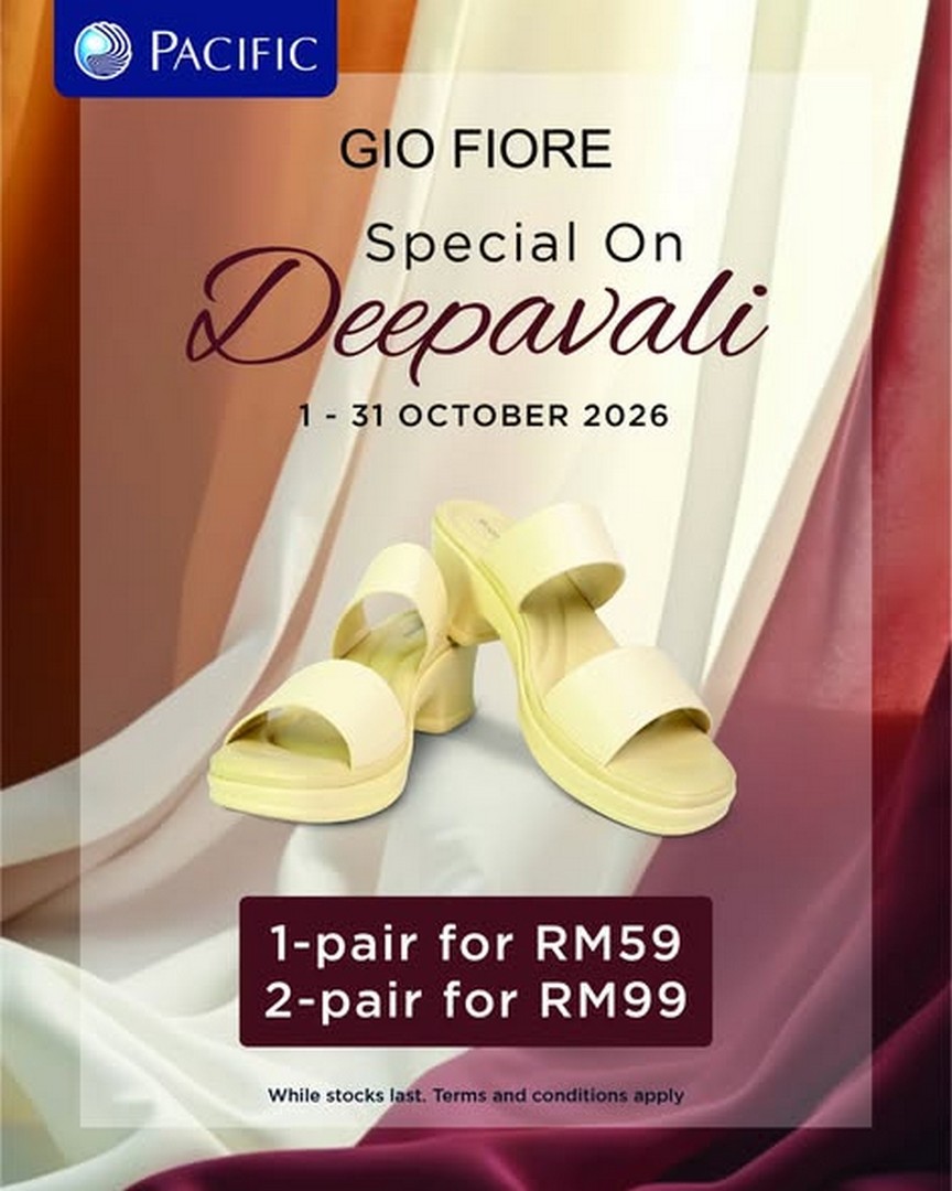 GIO-FIORE-Deepavali-Specials-at-Pacific-Malaysia-1 1-31 October 2026: GIO FIORE Deepavali Specials at Pacific Malaysia: Handbags and Shoes from RM59