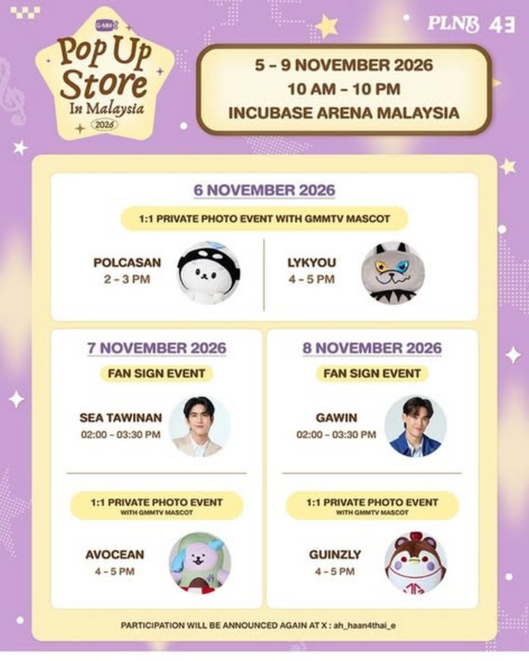GMMTV-Pop-Up-Store-Malaysia-2026-–-Shopping-Event-1 5–9 November 2026: GMMTV Pop-Up Store Malaysia 2026 – Shopping Event