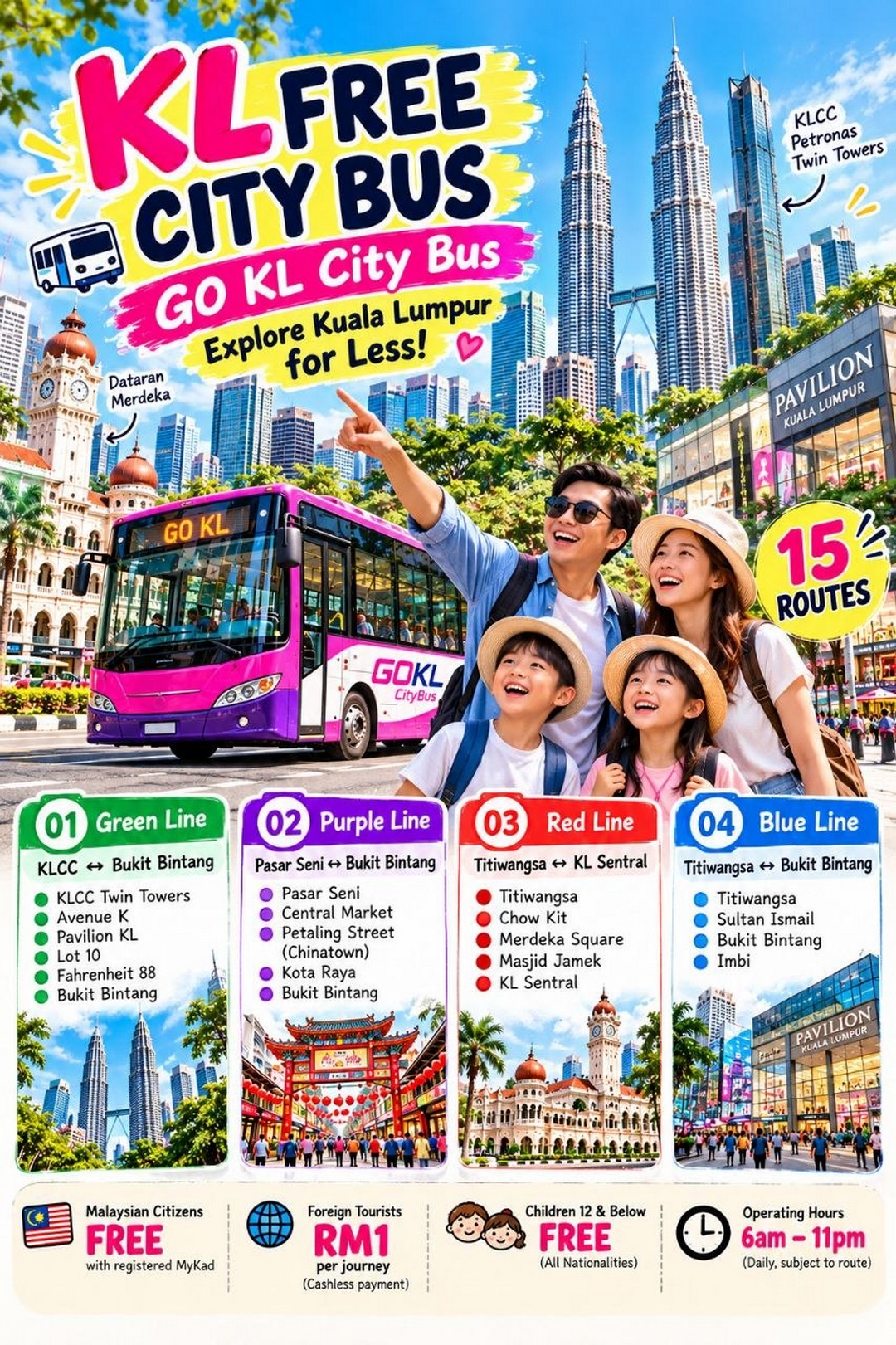 GO-KL-City-Bus-Malaysia-Free-RM1-Bus-Promotion-2026-1 31 October 2026 onwards: GO KL City Bus Malaysia Free & RM1 Bus Promotion 2026 – Explore Kuala Lumpur, KLCC, Bukit Bintang & Chinatown Without Spending More on Grab!