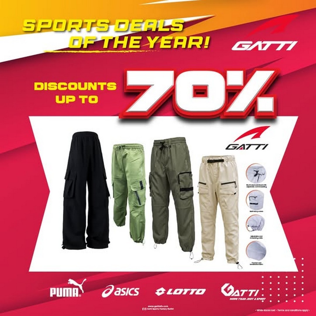 Gatti-Sports-Factory-Outlet-Mega-Sale-at-Anggun-City-Rawang-3 6–10 November 2026: Gatti Sports Factory Outlet Mega Sale at Anggun City Rawang – Up to 80% Off Sportswear, Running Shoes, Badminton Rackets and More from RM8