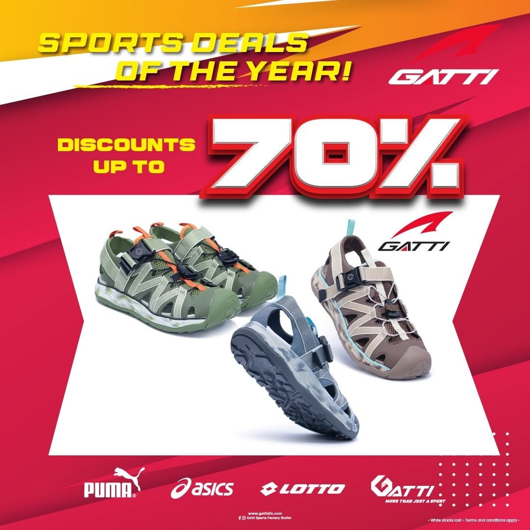 Gatti-Sports-Factory-Outlet-Mega-Sale-at-Anggun-City-Rawang-4 6–10 November 2026: Gatti Sports Factory Outlet Mega Sale at Anggun City Rawang – Up to 80% Off Sportswear, Running Shoes, Badminton Rackets and More from RM8