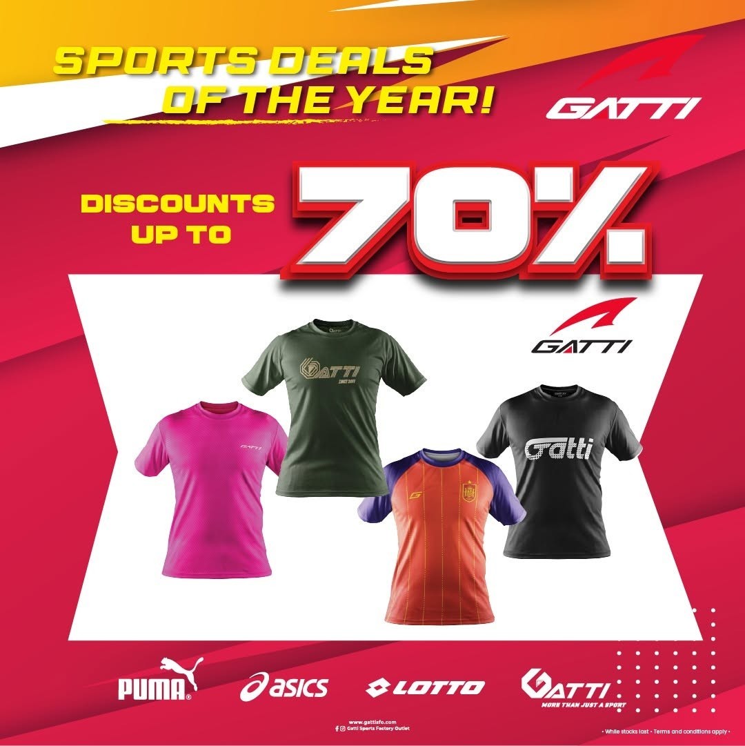 Gatti-Sports-Factory-Outlet-Mega-Sale-at-Anggun-City-Rawang-7 6–10 November 2026: Gatti Sports Factory Outlet Mega Sale at Anggun City Rawang – Up to 80% Off Sportswear, Running Shoes, Badminton Rackets and More from RM8