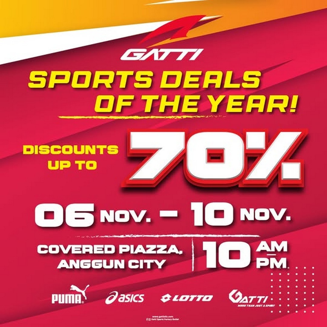 Gatti-Sports-Factory-Outlet-Mega-Sale-at-Anggun-City-Rawang 6–10 November 2026: Gatti Sports Factory Outlet Mega Sale at Anggun City Rawang – Up to 80% Off Sportswear, Running Shoes, Badminton Rackets and More from RM8