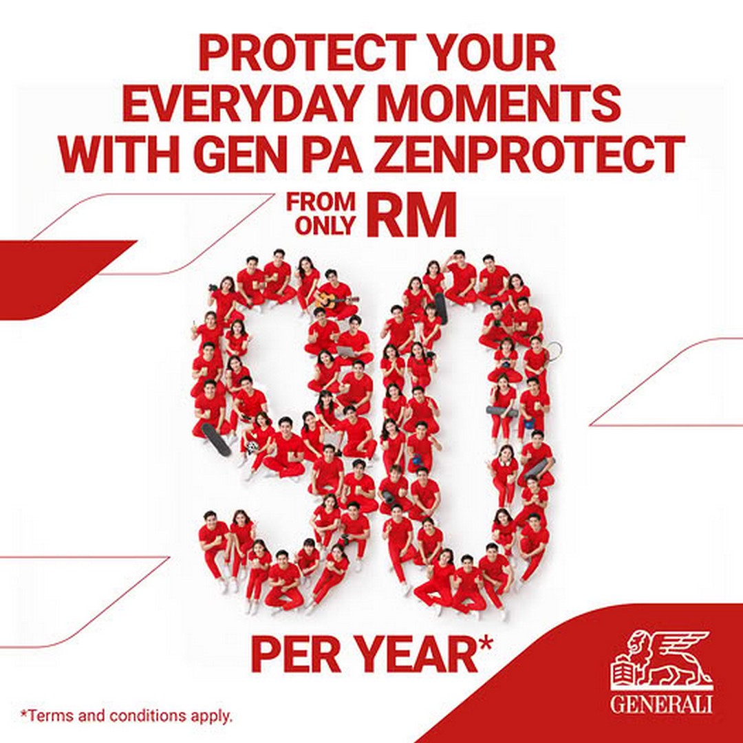 Generali-Malaysia-Gen-PA-ZenProtect-Personal-Accident-Insurance-Promotion 20 October 2026 onwards: Generali Malaysia Gen PA ZenProtect Personal Accident Insurance Promotion – Coverage from RM90 per Year and Up to RM10 Touch 'n Go eWallet Credit, Online Purchase