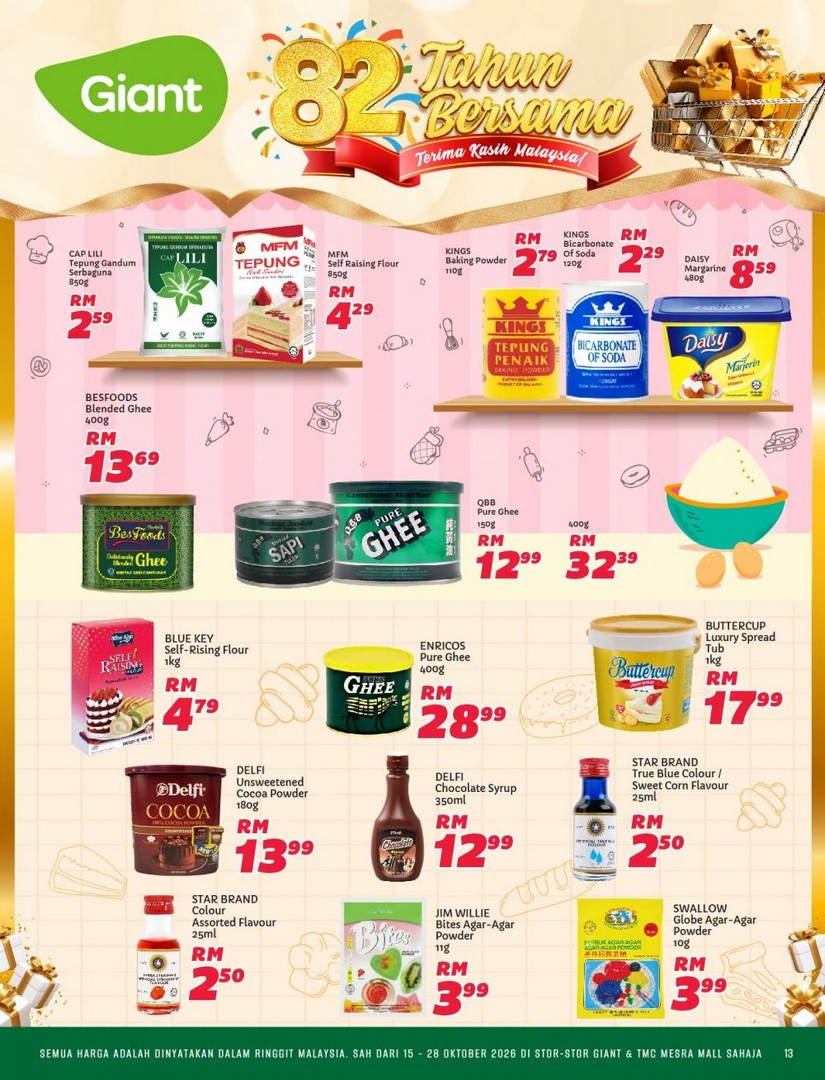 Giant-82nd-Anniversary-Promotion-Catalogue-13 15-28 October 2026: Giant: 82nd Anniversary Promotion Catalogue – Buy 2nd at 50% OFF, Grocery Deals and Special Offers at Giant & TMC Mesra Mall