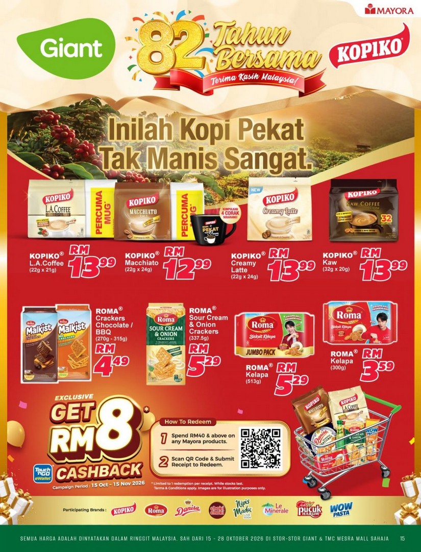 Giant-82nd-Anniversary-Promotion-Catalogue-15 15-28 October 2026: Giant: 82nd Anniversary Promotion Catalogue – Buy 2nd at 50% OFF, Grocery Deals and Special Offers at Giant & TMC Mesra Mall