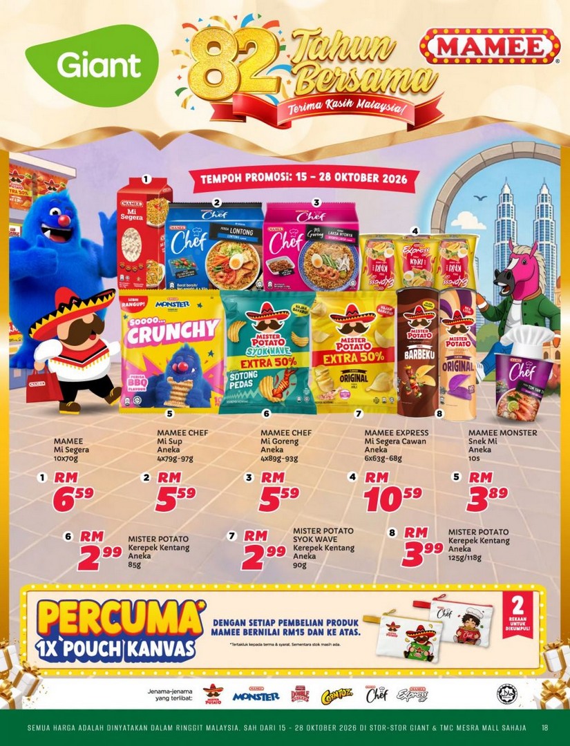 Giant-82nd-Anniversary-Promotion-Catalogue-18 15-28 October 2026: Giant: 82nd Anniversary Promotion Catalogue – Buy 2nd at 50% OFF, Grocery Deals and Special Offers at Giant & TMC Mesra Mall