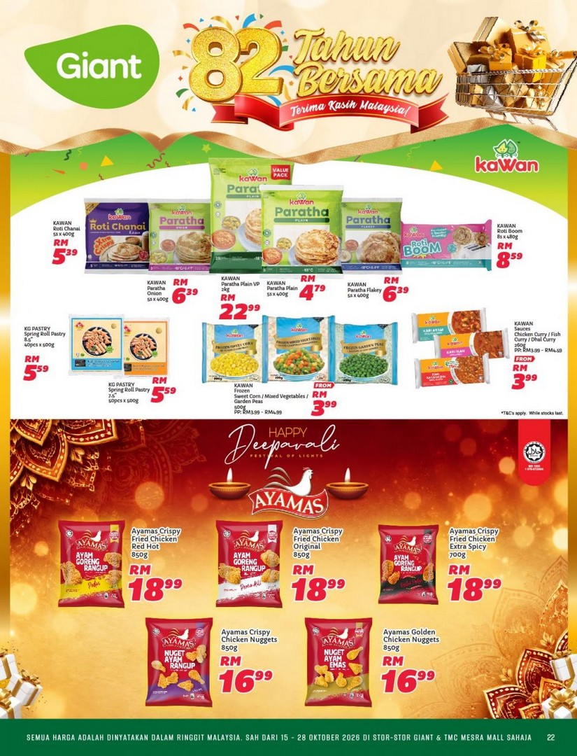 Giant-82nd-Anniversary-Promotion-Catalogue-22 15-28 October 2026: Giant: 82nd Anniversary Promotion Catalogue – Buy 2nd at 50% OFF, Grocery Deals and Special Offers at Giant & TMC Mesra Mall