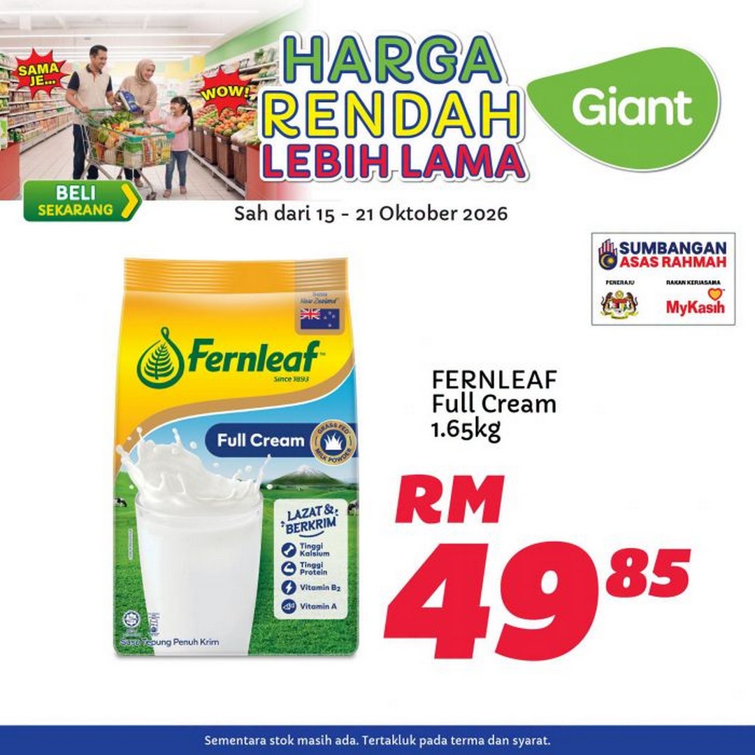 Giant-Malaysia-Harga-Rendah-Lebih-Lama-Promotion-9 15-21 October 2026: Giant Malaysia: Harga Rendah Lebih Lama Promotion – Enjoy Everyday Low Prices on Rice, Cooking Oil, Milk, Snacks and Household Essentials