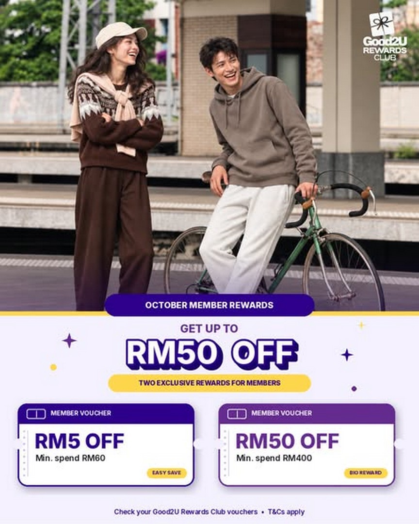 Good2U-Member-Voucher-Promotion-Get-Up-to-RM50-OFF 1-31 October 2026: Good2U: Member Voucher Promotion, Get Up to RM50 OFF with Exclusive October Rewards