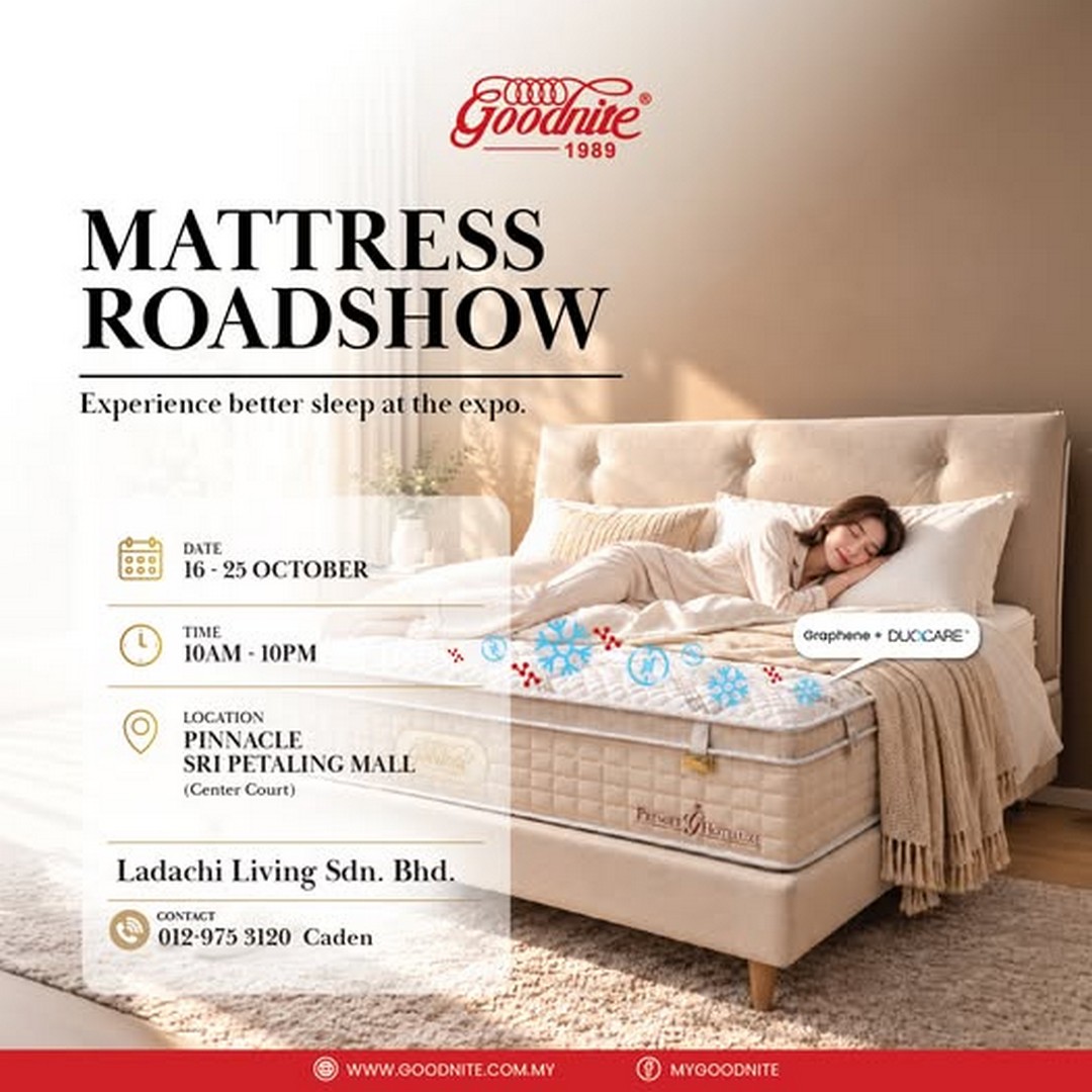 Goodnite-Malaysia-Mattress-and-Furniture-Promotion 16-25 October 2026: Goodnite Malaysia: Mattress and Furniture Promotion at Pinnacle Sri Petaling Mall, Kuala Lumpur