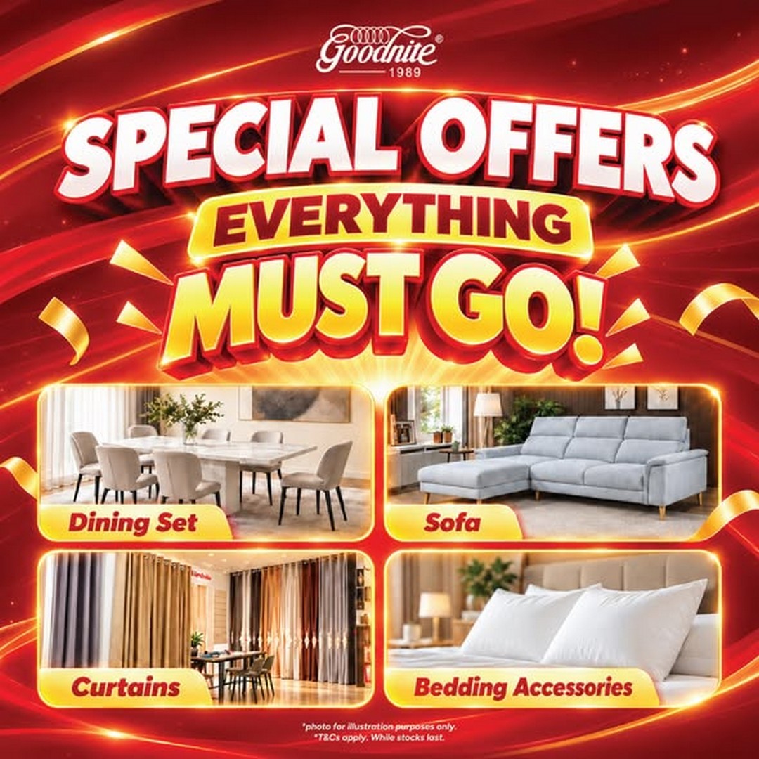 Goodnite-Malaysia-Warehouse-Sale-2 29 October–1 November 2026: Goodnite Malaysia Warehouse Sale – 4 Days of Mattress, Bedframe, Sofa, Dining Set, Bedding and Home Furnishing Deals