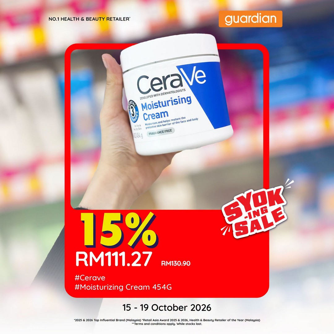Guardian-Malaysia-Skin-Care-Promotion-with-Up-to-40-OFF-10 15-19 October 2026: Guardian Malaysia: Skin Care Promotion with Up to 40% OFF, RM12 App Discount and MYguardianRewards Bonuses