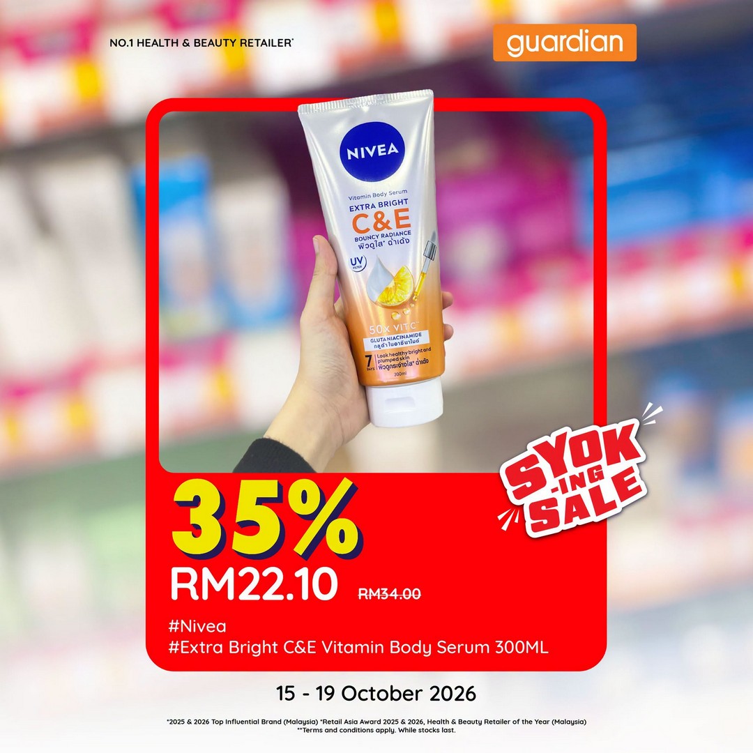 Guardian-Malaysia-Skin-Care-Promotion-with-Up-to-40-OFF-4 15-19 October 2026: Guardian Malaysia: Skin Care Promotion with Up to 40% OFF, RM12 App Discount and MYguardianRewards Bonuses