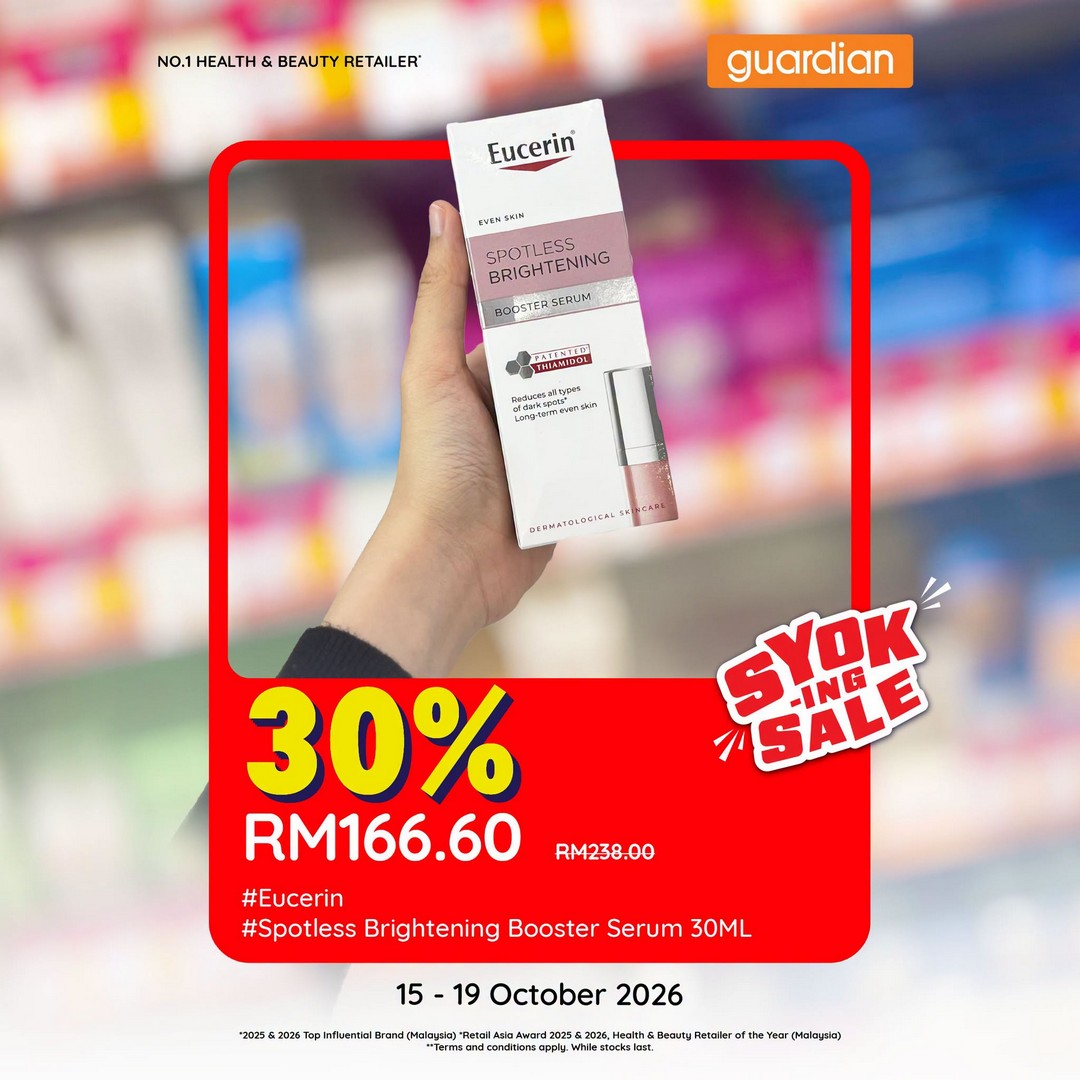 Guardian-Malaysia-Skin-Care-Promotion-with-Up-to-40-OFF-5 15-19 October 2026: Guardian Malaysia: Skin Care Promotion with Up to 40% OFF, RM12 App Discount and MYguardianRewards Bonuses