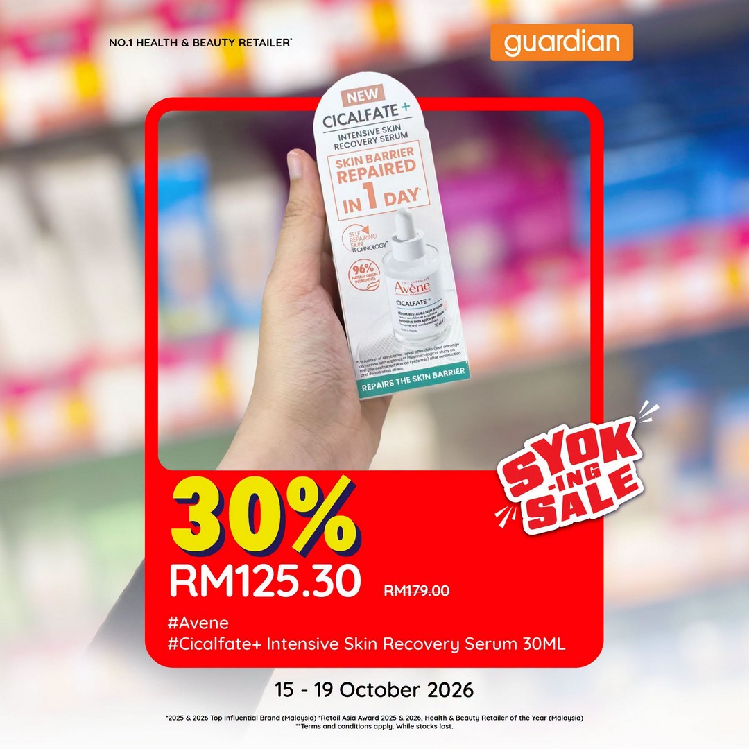 Guardian-Malaysia-Skin-Care-Promotion-with-Up-to-40-OFF-6 15-19 October 2026: Guardian Malaysia: Skin Care Promotion with Up to 40% OFF, RM12 App Discount and MYguardianRewards Bonuses