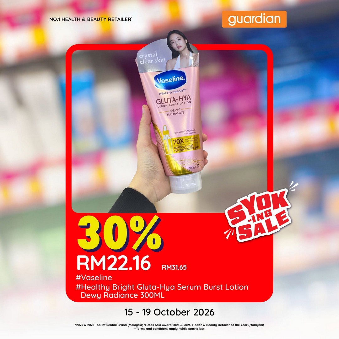 Guardian-Malaysia-Skin-Care-Promotion-with-Up-to-40-OFF-7 15-19 October 2026: Guardian Malaysia: Skin Care Promotion with Up to 40% OFF, RM12 App Discount and MYguardianRewards Bonuses