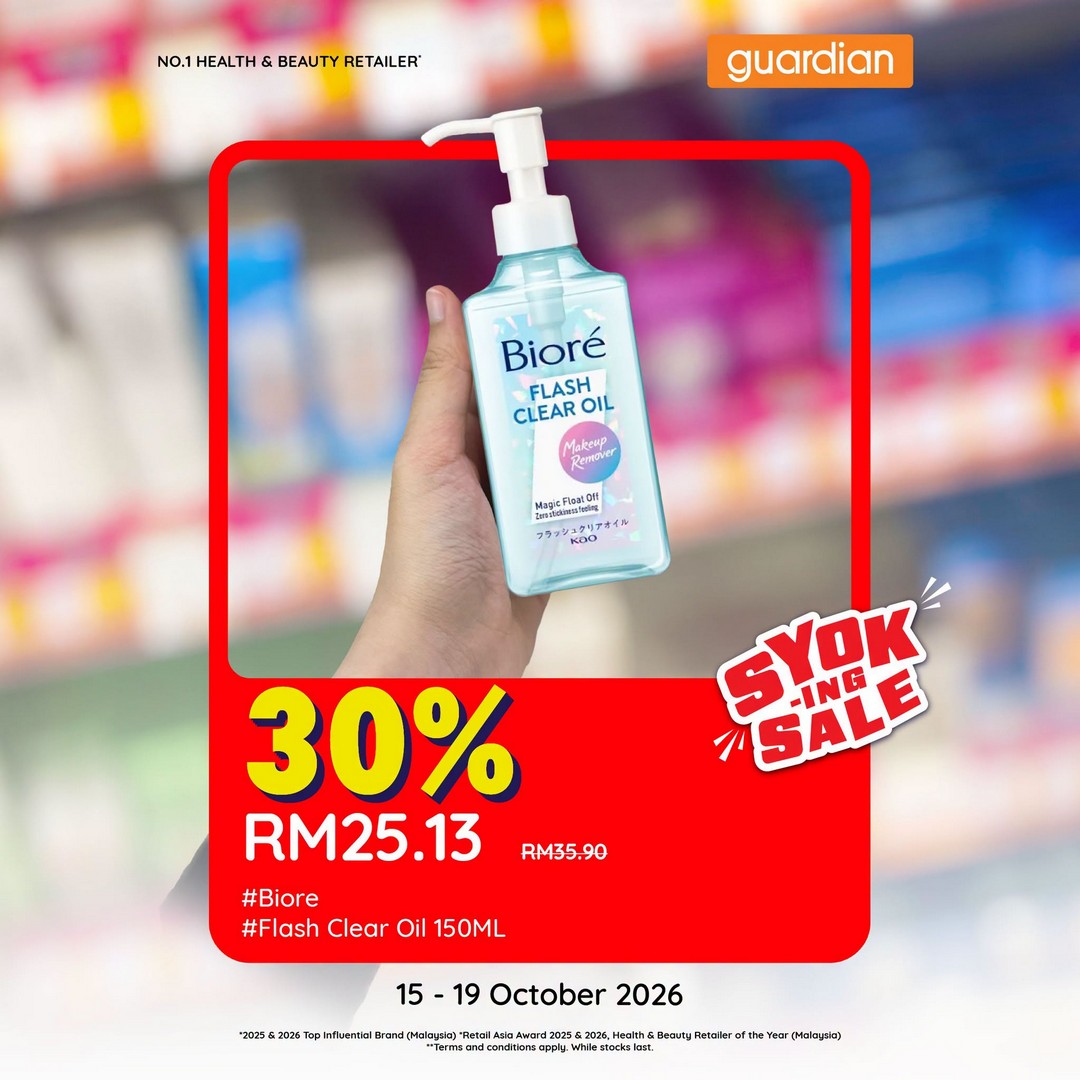 Guardian-Malaysia-Skin-Care-Promotion-with-Up-to-40-OFF-8 15-19 October 2026: Guardian Malaysia: Skin Care Promotion with Up to 40% OFF, RM12 App Discount and MYguardianRewards Bonuses