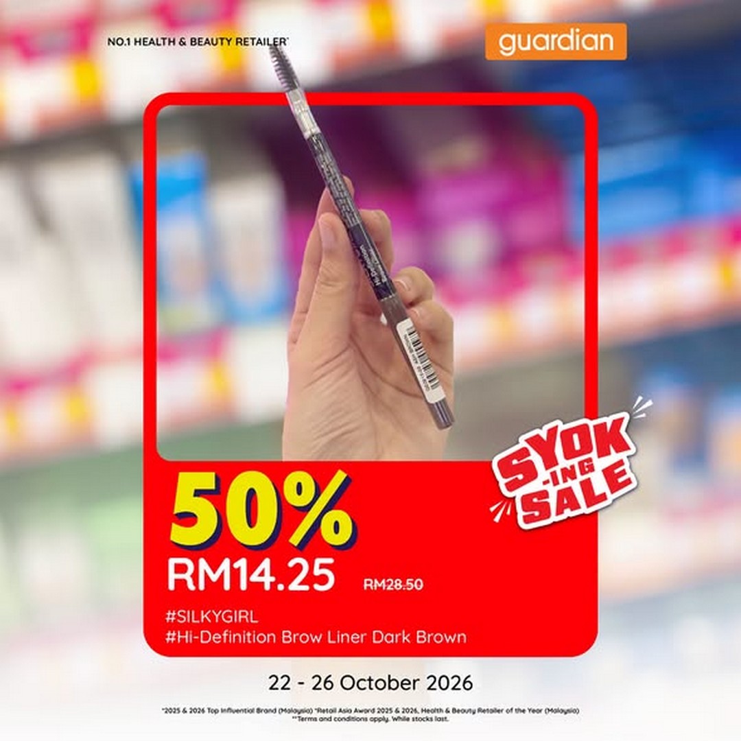 Guardian-Malaysia-–-SILKYGIRL-Cosmetics-50-OFF-Sale-3 22–26 October 2026: Guardian Malaysia – SILKYGIRL Cosmetics 50% OFF Sale, Beauty Bargains, App Discounts and MYguardianRewards Points