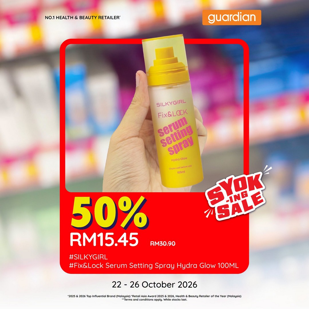 Guardian-Malaysia-–-SILKYGIRL-Cosmetics-50-OFF-Sale-7 22–26 October 2026: Guardian Malaysia – SILKYGIRL Cosmetics 50% OFF Sale, Beauty Bargains, App Discounts and MYguardianRewards Points