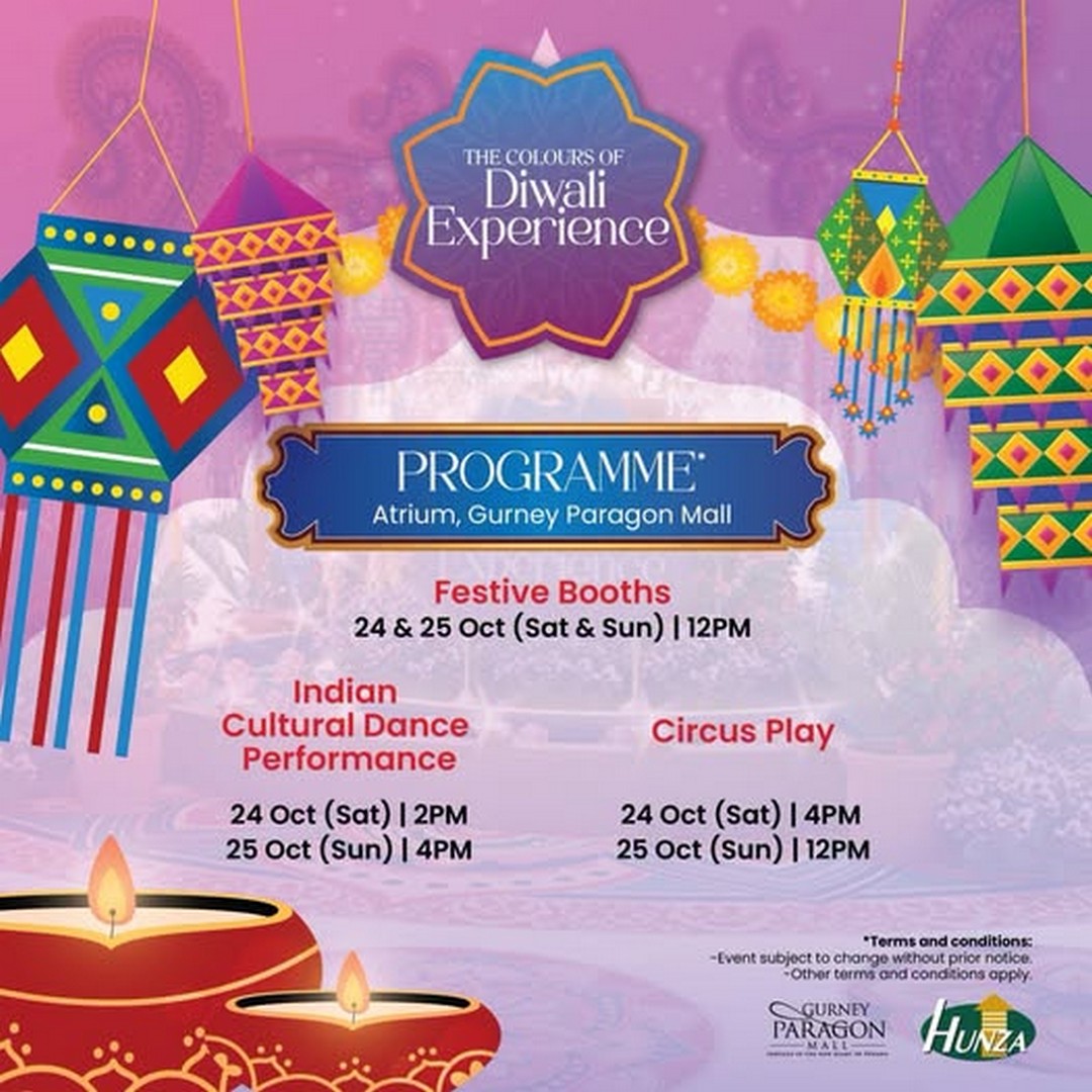 Gurney-Paragon-Mall-Penang-Deepavali-Celebration-2026 24-25 October 2026: Gurney Paragon Mall Penang Deepavali Celebration 2026 – Festive Booths, Indian Cultural Dance Performances and YangYang Circus Play