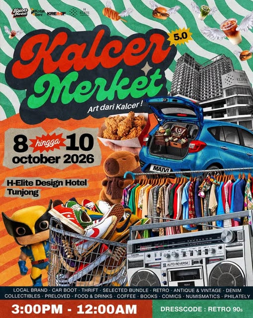 H-Elite-Design-Hotel-Kalcer-Market-Retro-90s-Sale 8-10 October 2026: H Elite Design Hotel: Kalcer Market Retro 90s Sale and Lifestyle Event in Tunjong