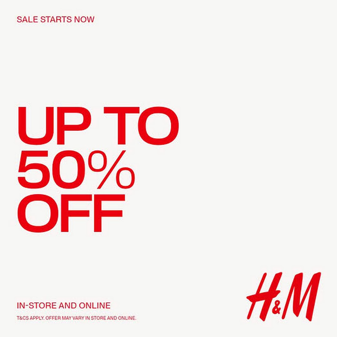 HM-Malaysia-Up-to-50-Off-Fashion-Sale-In-Store-and-Online 7 October 2026 onwards: H&M Malaysia: Up to 50% Off Fashion Sale In-Store and Online