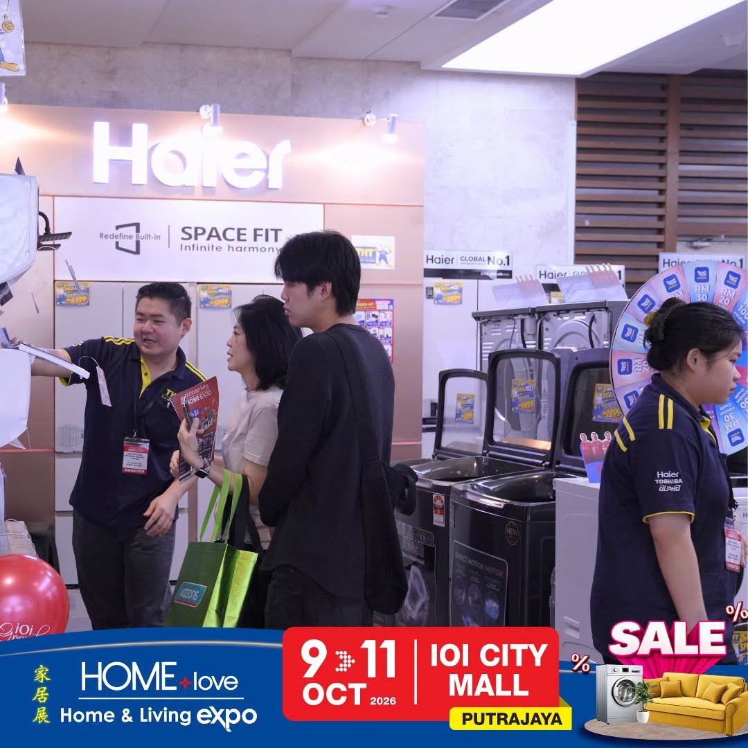 HOMElove-Home-Expo-Massive-Home-Sale-29 9-11 October 2026: HOMElove Home Expo: Massive Home Sale Promotion Up to 80% Off at IOI City Mall Putrajaya, Free Starbucks Drinks, Cash Rebates & RM350,000 Worth of Prizes