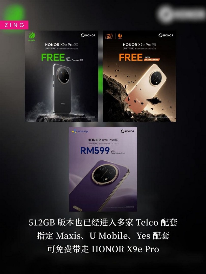 HONOR-HONOR-X9e-Pro-5G-Promotion-–-Get-a-512GB-Smartphone-4 12 October 2026 onwards: HONOR: HONOR X9e Pro 5G Promotion – Get a 512GB Smartphone with Selected Telco Plans, Free Gifts Worth RM1,326 and a Chance to Win 2g of Gold