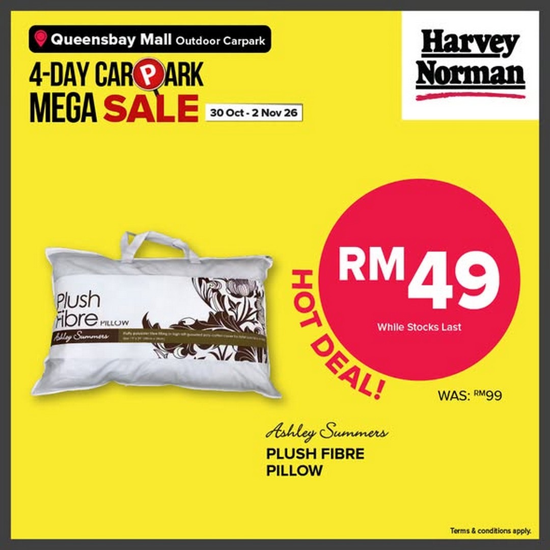 Harvey-Norman-Malaysia-4-Day-Carpark-Mega-Sale-1 30 October-2 November 2026: Harvey Norman Malaysia 4-Day Carpark Mega Sale, Up to 80% Off at Queensbay Mall Penang