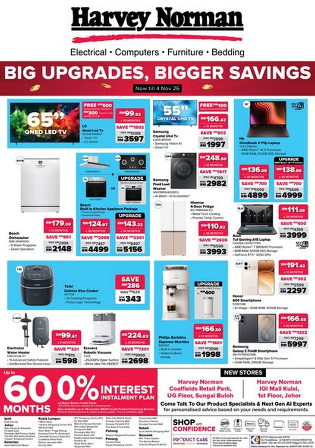 Harvey-Norman-Malaysia-Big-Upgrades-Bigger-Savings 17 October–30 November 2026: Harvey Norman Malaysia: Big Upgrades, Bigger Savings on Electrical Appliances, Computers, Furniture and Bedding – Special Promotion
