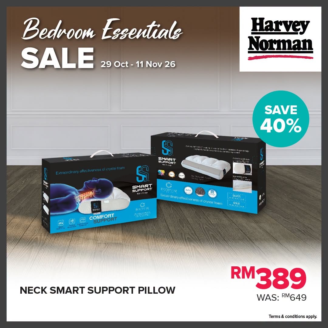 Harvey-Norman-Malaysia-Extra-10-Off-Bedding-Accessories-Sale-5 29 October-11 November 2026: Harvey Norman Malaysia Extra 10% Off Bedding Accessories Sale – Refresh Your Bedroom for Less