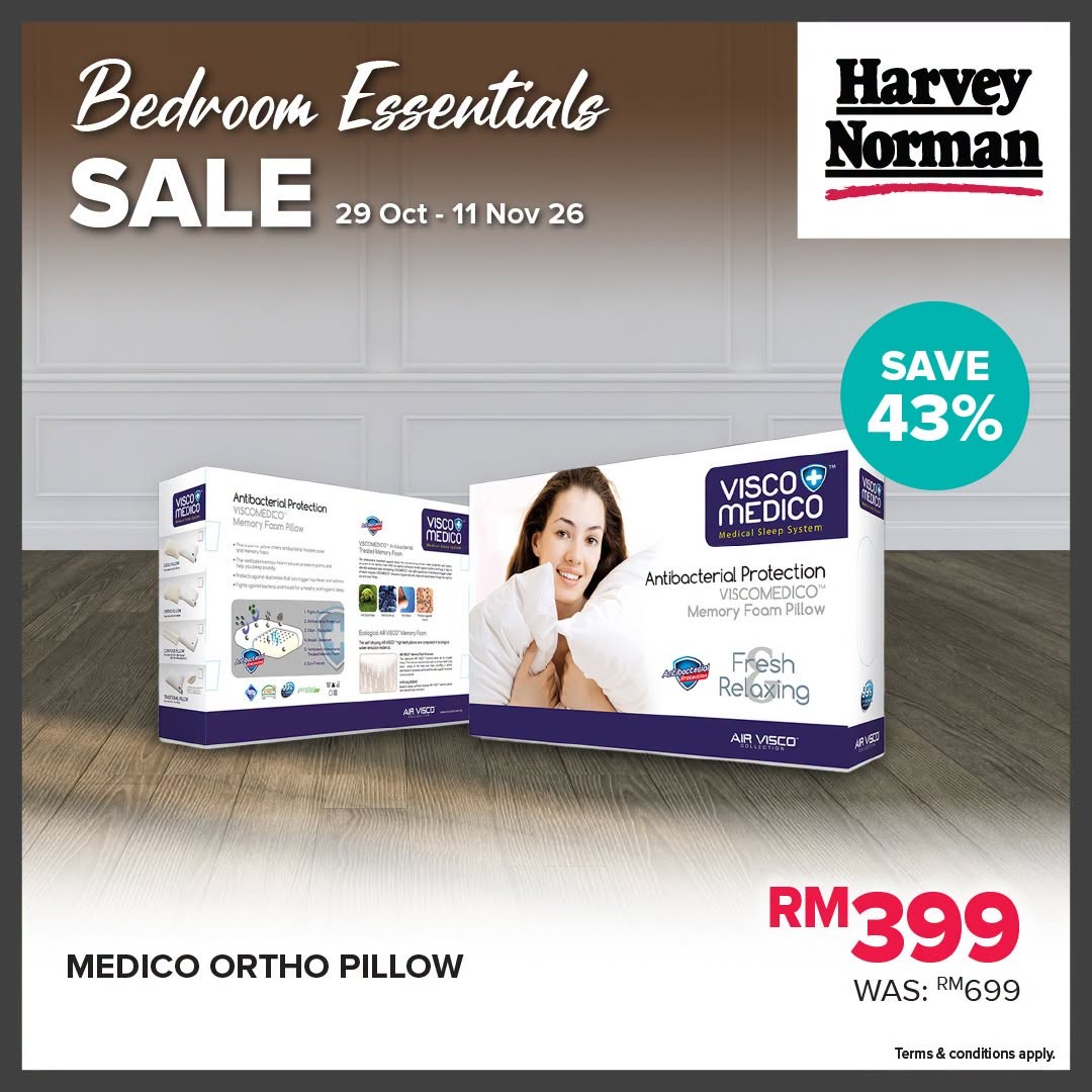 Harvey-Norman-Malaysia-Extra-10-Off-Bedding-Accessories-Sale-6 29 October-11 November 2026: Harvey Norman Malaysia Extra 10% Off Bedding Accessories Sale – Refresh Your Bedroom for Less