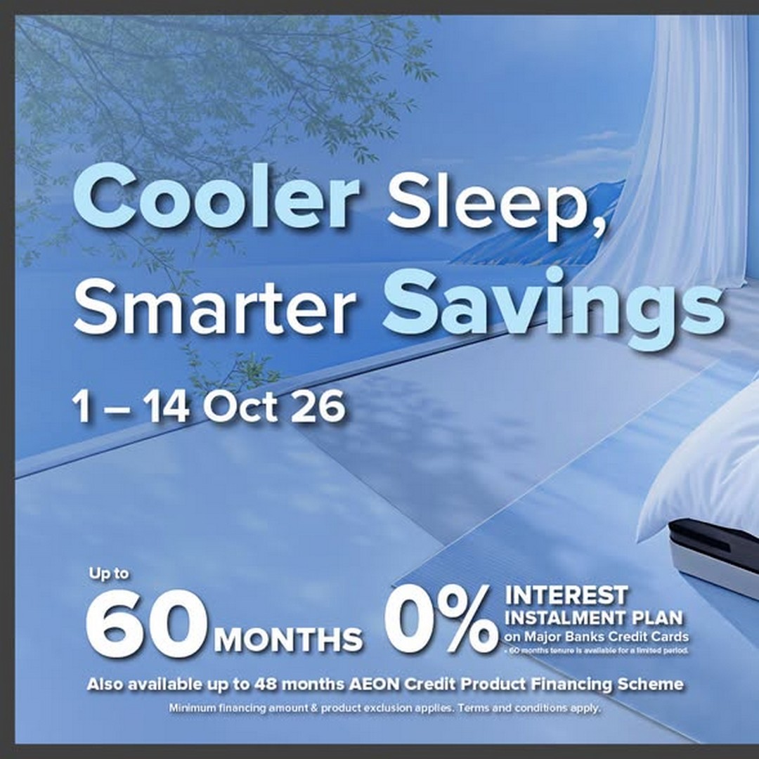 Harvey-Norman-Malaysia-Over-50-Off-Cooling-Fabric-Mattresses-Sale 1-14 October 2026: Harvey Norman Malaysia: Over 50% Off Cooling Fabric Mattresses Sale at Stores and Online