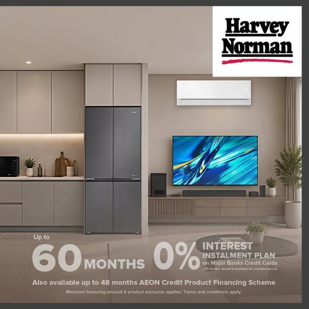 Harvey-Norman-Malaysia-Smart-Appliances-Promotion-1-1 29 October-18 November 2026: Harvey Norman Malaysia Smart Appliances Promotion – Up to 33% Off, RM400 Instant Cashback & RM100 Touch ’n Go eWallet Credits