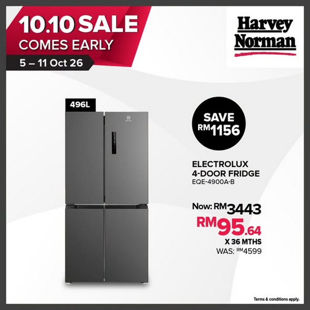 Harvey-Norman-Malaysia-Up-to-70-Off-1 5-11 October 2026: Harvey Norman Malaysia: Up to 70% Off + Extra 10% Off Selected Products 10.10 Early Shopping Promotion