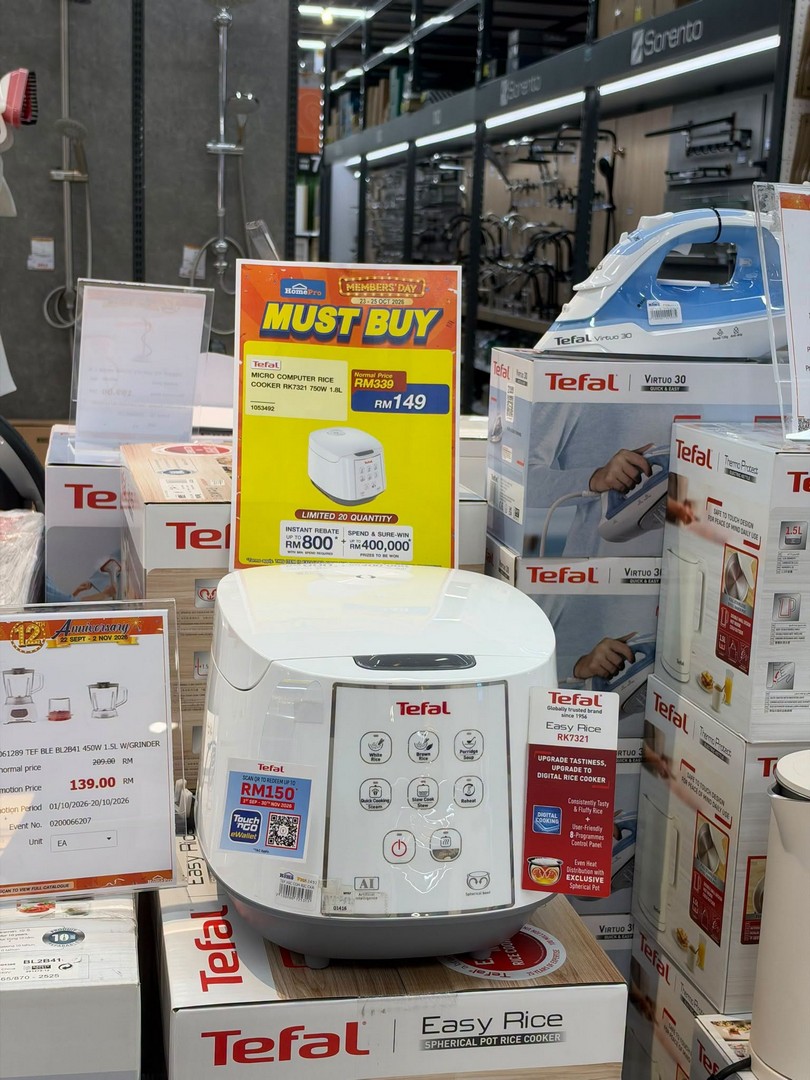 HomePro-Malaysia-12th-Anniversary-3-Day-Members-Day-Sale-26 23–25 October 2026: HomePro Malaysia 12th Anniversary 3-Day Members’ Day Sale – Up to 80% Off, Extra Discounts, RM800 Rebates and Prizes Worth RM400,000