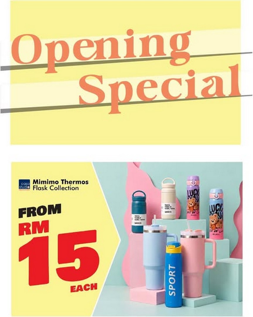 Homes-Harmony-Grand-Opening-Promotion-at-Gurney-Plaza-Penang-2 9 October 2026: Home’s Harmony: Grand Opening Promotion at Gurney Plaza Penang – RM20 Instant Rebate, Buy 1 Free 1 Bath Towels and Thermos Flasks from RM15 at 10am