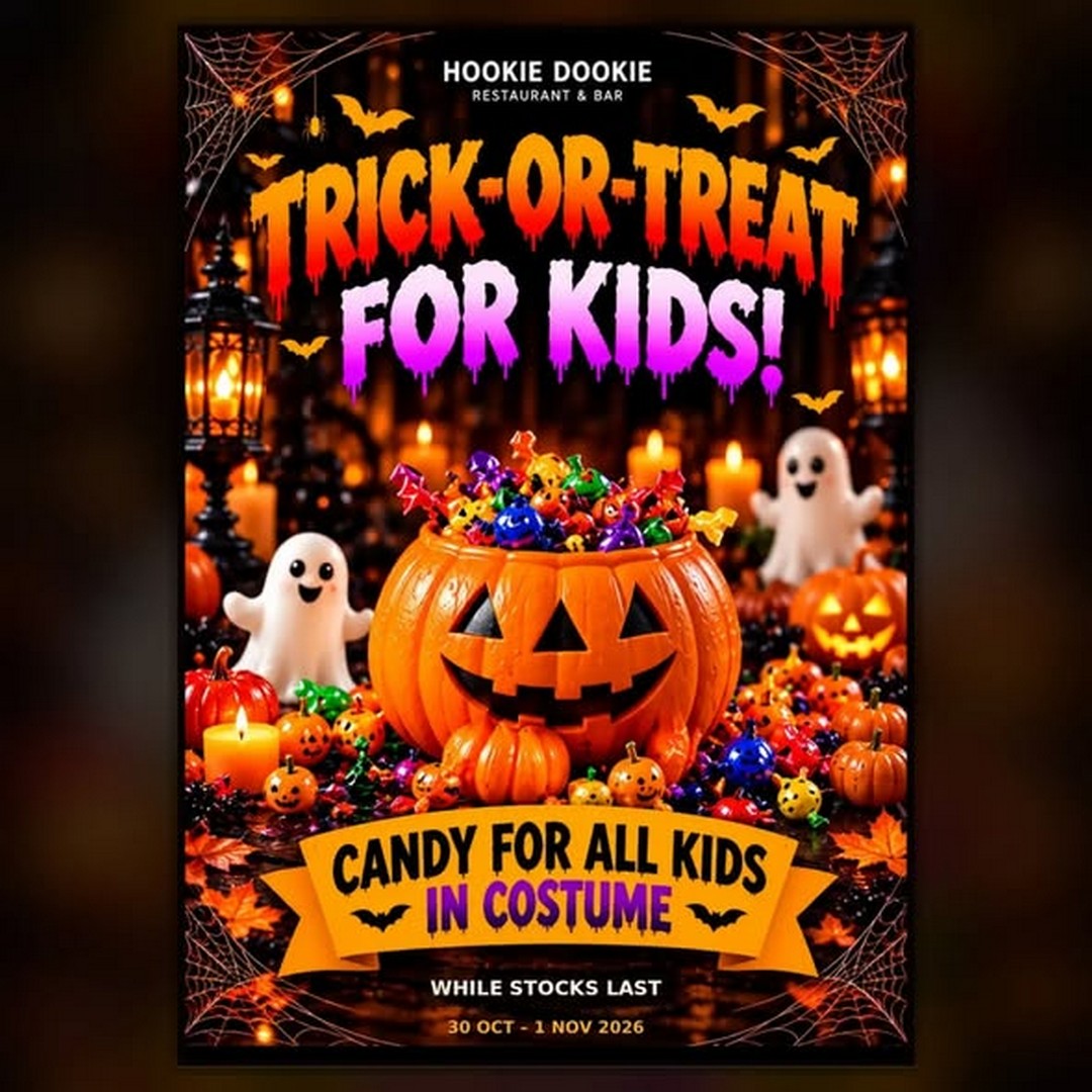 Hookie-Dookie-Malaysia-Halloween-Promotion-2 30 October–1 November 2026: Hookie Dookie Malaysia Halloween Promotion – Free Cupcakes, Kids’ Trick-or-Treat, Special Drinks and RM100 Dining Voucher Giveaway at Plaza Arkadia, Desa ParkCity