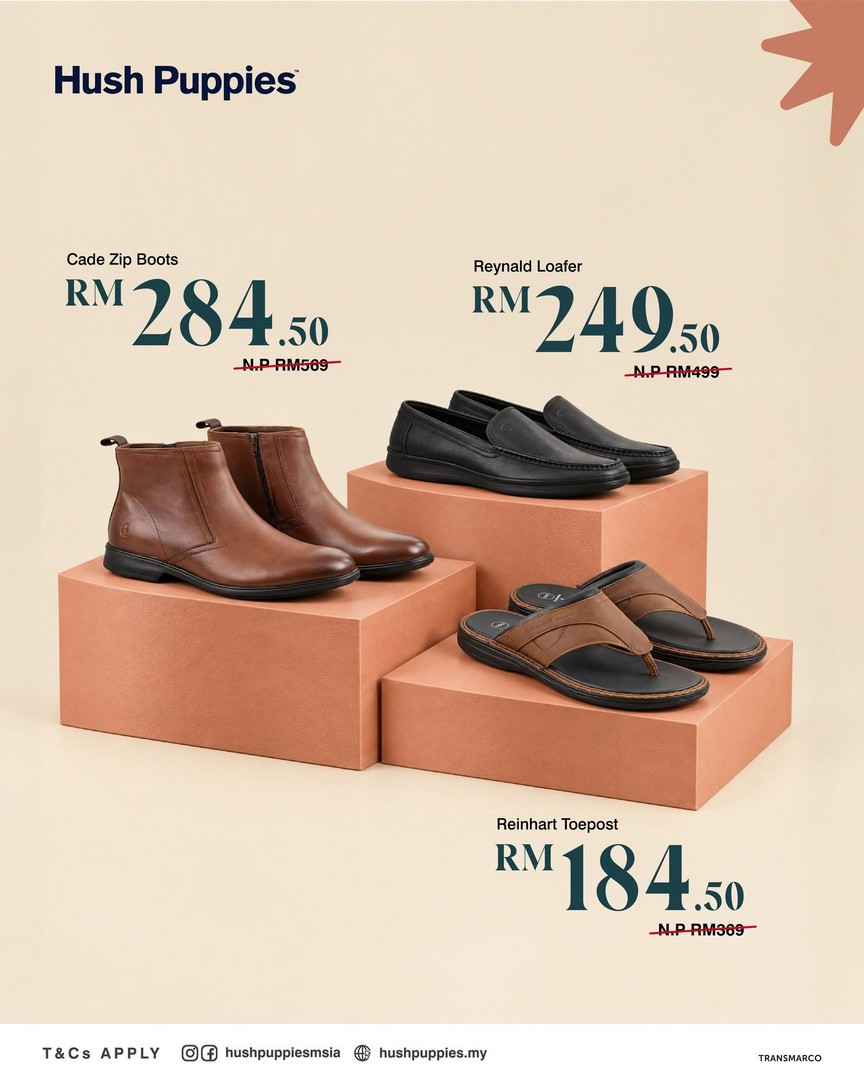 Hush-Puppies-Malaysia-50-OFF-Storewide-Promotion-5 31 October 2026: Hush Puppies Malaysia 50% OFF Storewide Promotion – Members’ Special Day