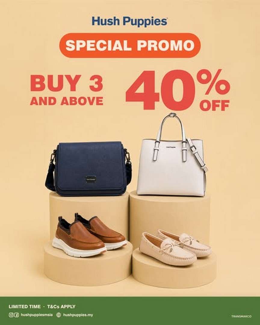 Hush-Puppies-Malaysia-Buy-More-Save-More-Promotion-3 Now till 11 October 2026: Hush Puppies Malaysia: Buy More, Save More Promotion with Up to 40% OFF at Retail Stores