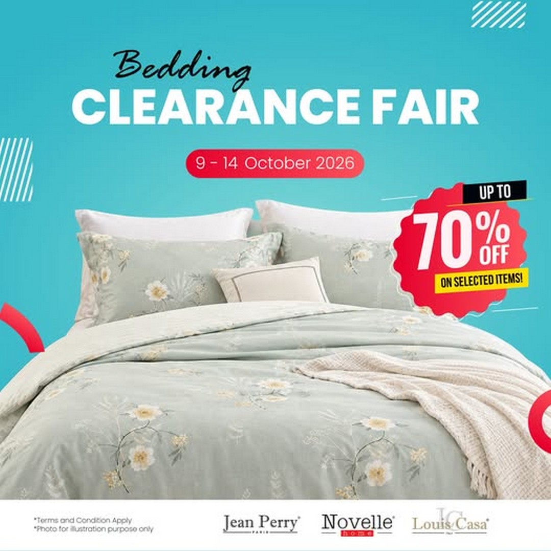 Isetan-Kuala-Lumpur-Bedding-Clearance-Fair-–-Up-to-70-Off 9-14 October 2026: Isetan Kuala Lumpur: Bedding Clearance Fair – Up to 70% Off Selected Bedding Items at Isetan KLCC