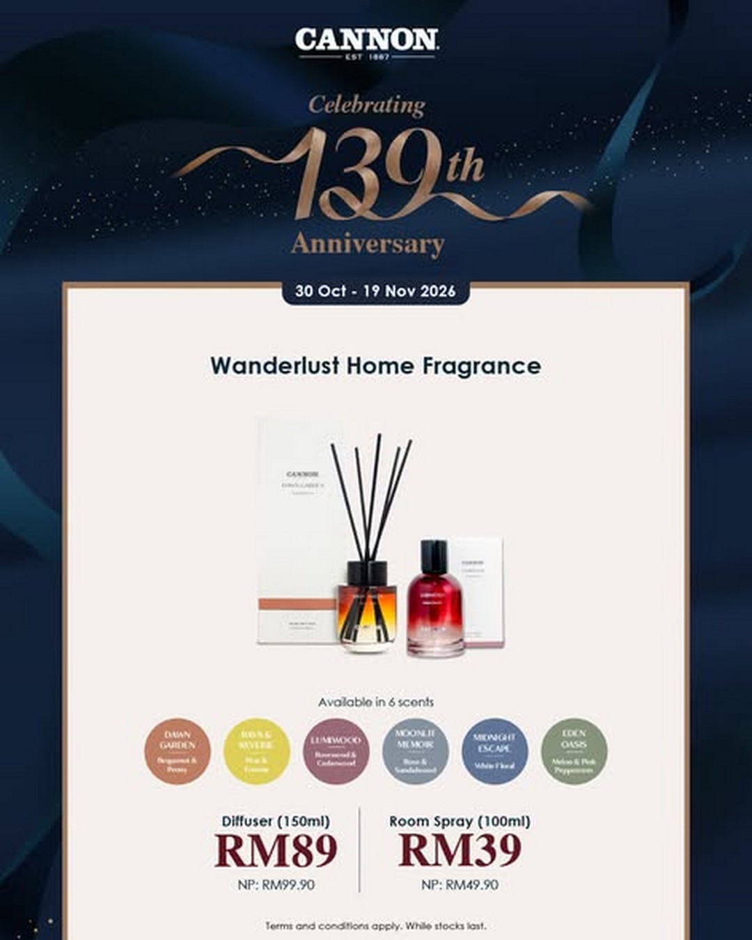 Isetan-Kuala-Lumpur-CANNON-139th-Anniversary-Promotion-3 30 October-19 November 2026: Isetan Kuala Lumpur CANNON 139th Anniversary Promotion, Enjoy Up to 70% Off Sleep Essentials at Isetan KLCC