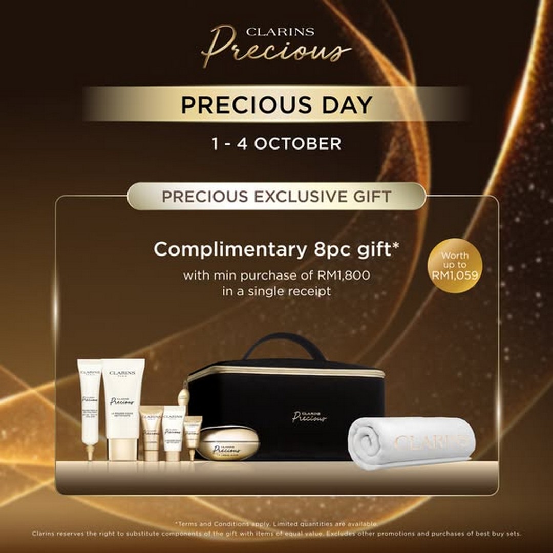 Isetan-Kuala-Lumpur-Clarins-Precious-Days-Promotion-3 1-4 October 2026: Isetan Kuala Lumpur: Clarins Precious Days Promotion with Exclusive Gifts Worth Up to RM1,519 at Isetan KLCC