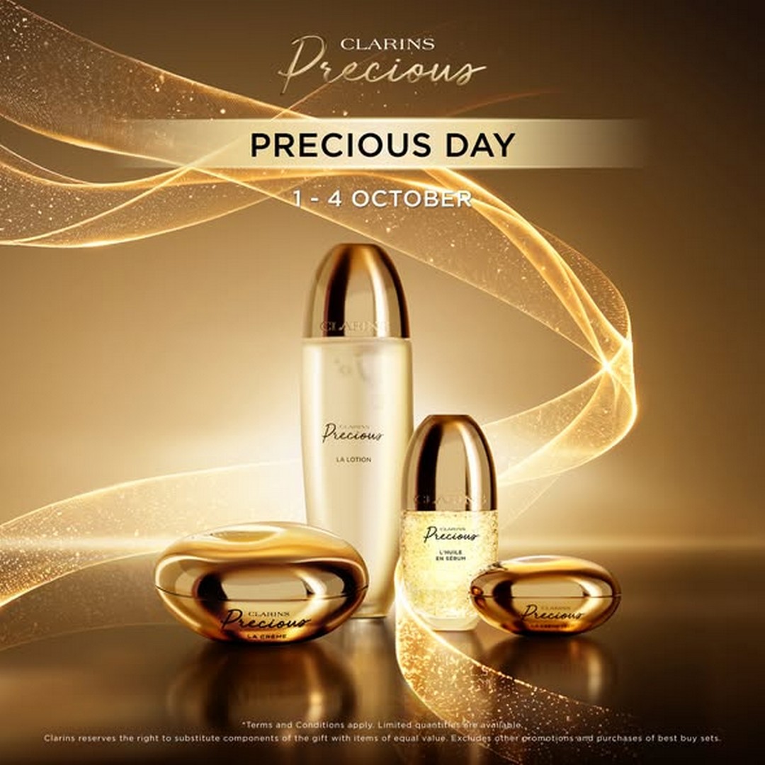 Isetan-Kuala-Lumpur-Clarins-Precious-Days-Promotion 1-4 October 2026: Isetan Kuala Lumpur: Clarins Precious Days Promotion with Exclusive Gifts Worth Up to RM1,519 at Isetan KLCC